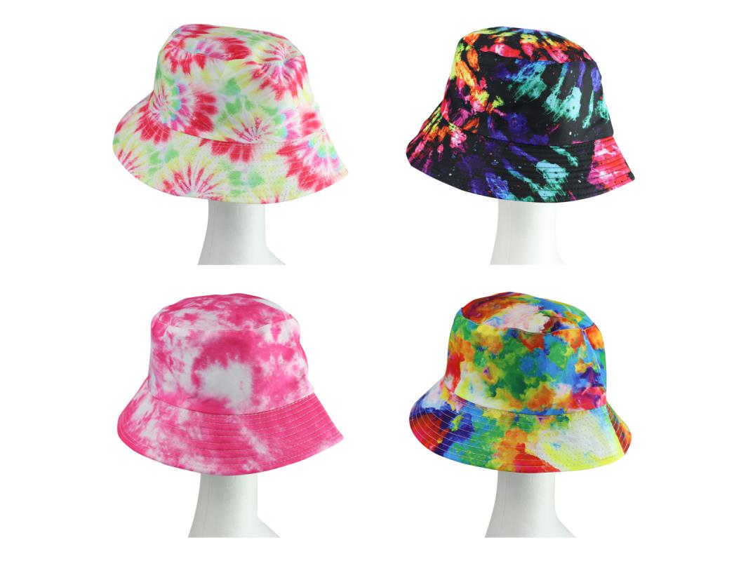Kids Tie Dye Bucket Hats