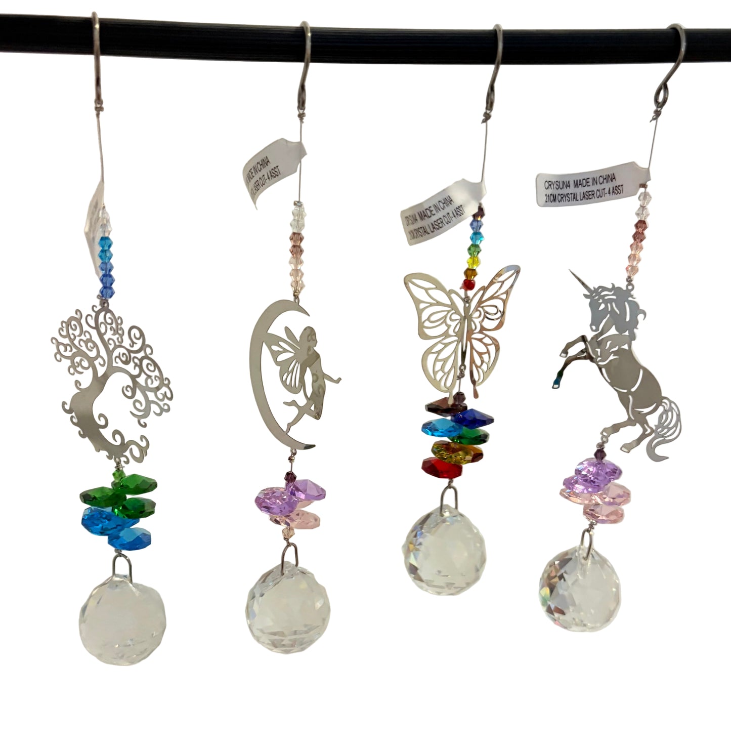 Laser Cut Crystal Suncatchers