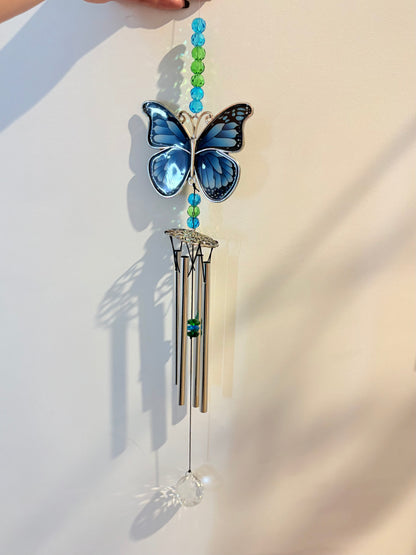 Epoxy & Metal Butterfly Wind Chimes