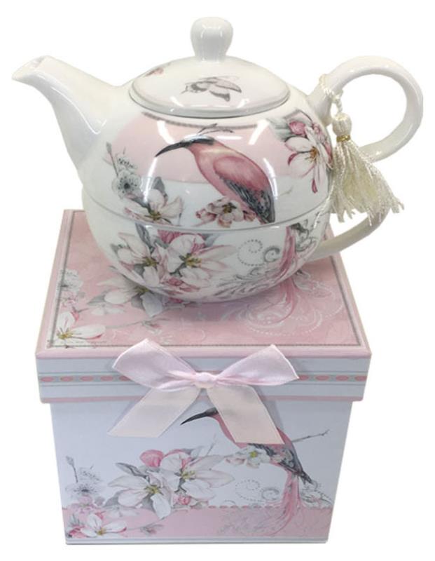 Heron Bird Tea For One Gift Set