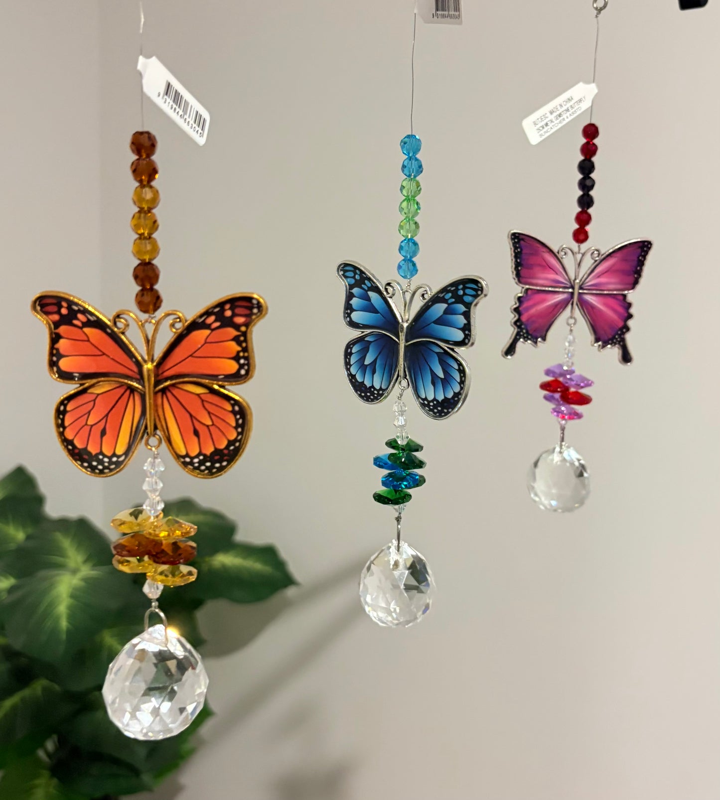 Butterfly Gemstone Suncatchers