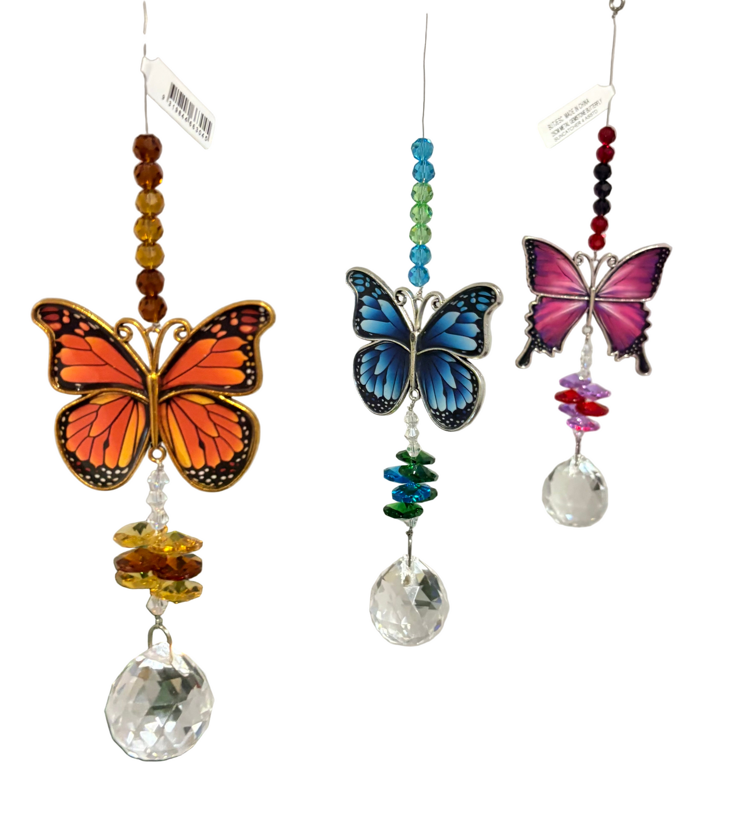 Butterfly Gemstone Suncatchers