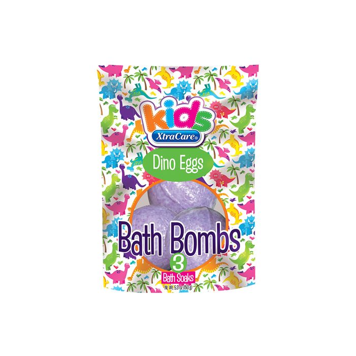 XtraCare - Kids Dino Egg Bath Bombs - 3pk