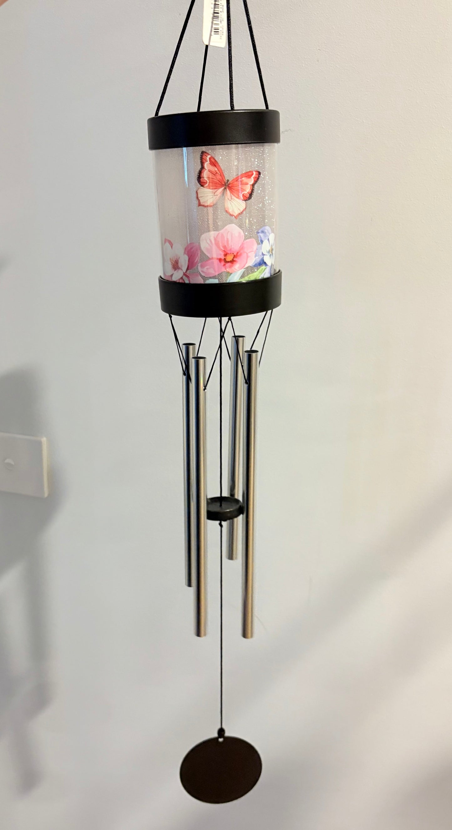 Solar Butterfly Wind Chimes