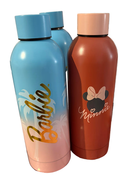 Licensed 500ml Stainless Steel Drink Bottle - 2 Styles Available