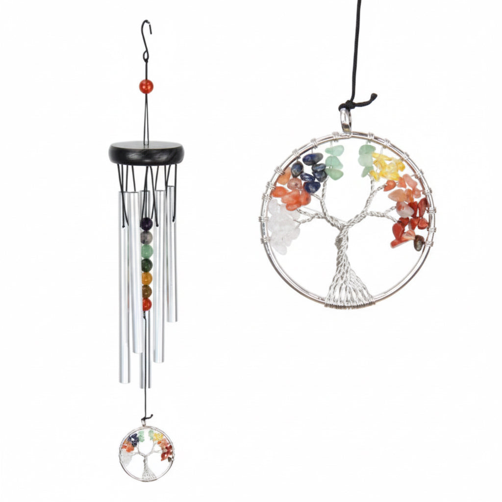 Crystal Tree Of Life Wind Chimes