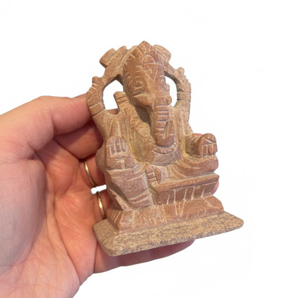 Hand Carved Soapstone Ganesh Statues