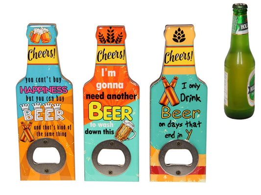 16cm Beer Bottle Opener Fridge Magnets