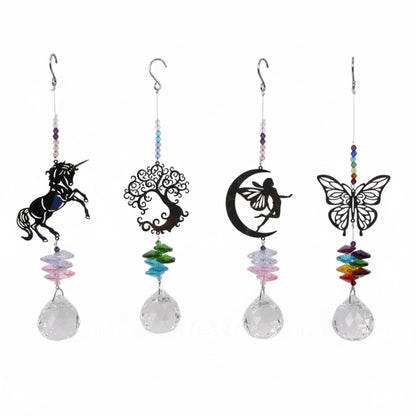 Laser Cut Crystal Suncatchers