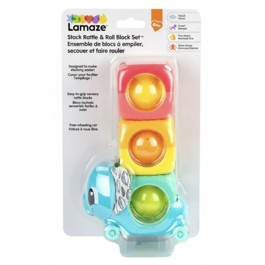 Lamaze - Stack, Rattle & Roll Block Set